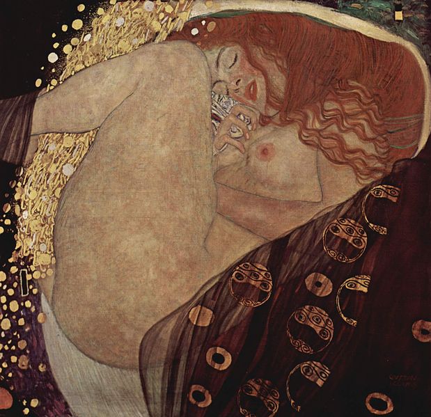 Danaé, Klimt, 1907-1908
