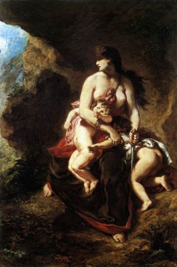 Médée furieuse, Delacroix, 1862
