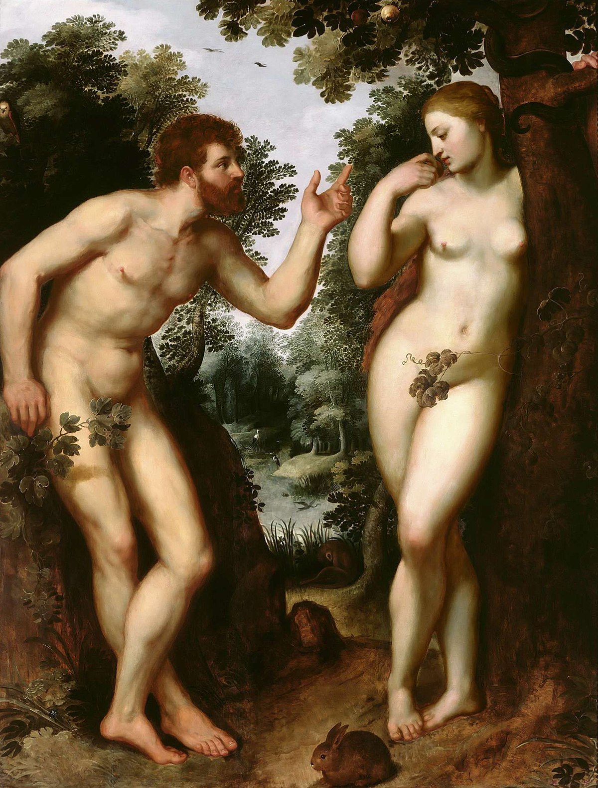 Adam et Eve, Rubens, 1600