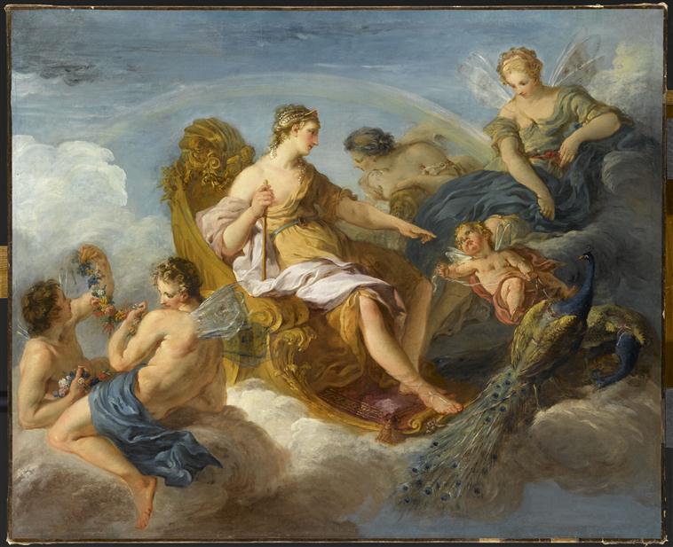 Junon, Iris et Flore, François Lemoyne, XVII-XVIII