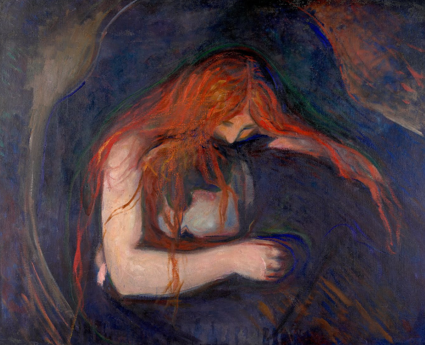 Le Vampire, Edvard Munch, 1895