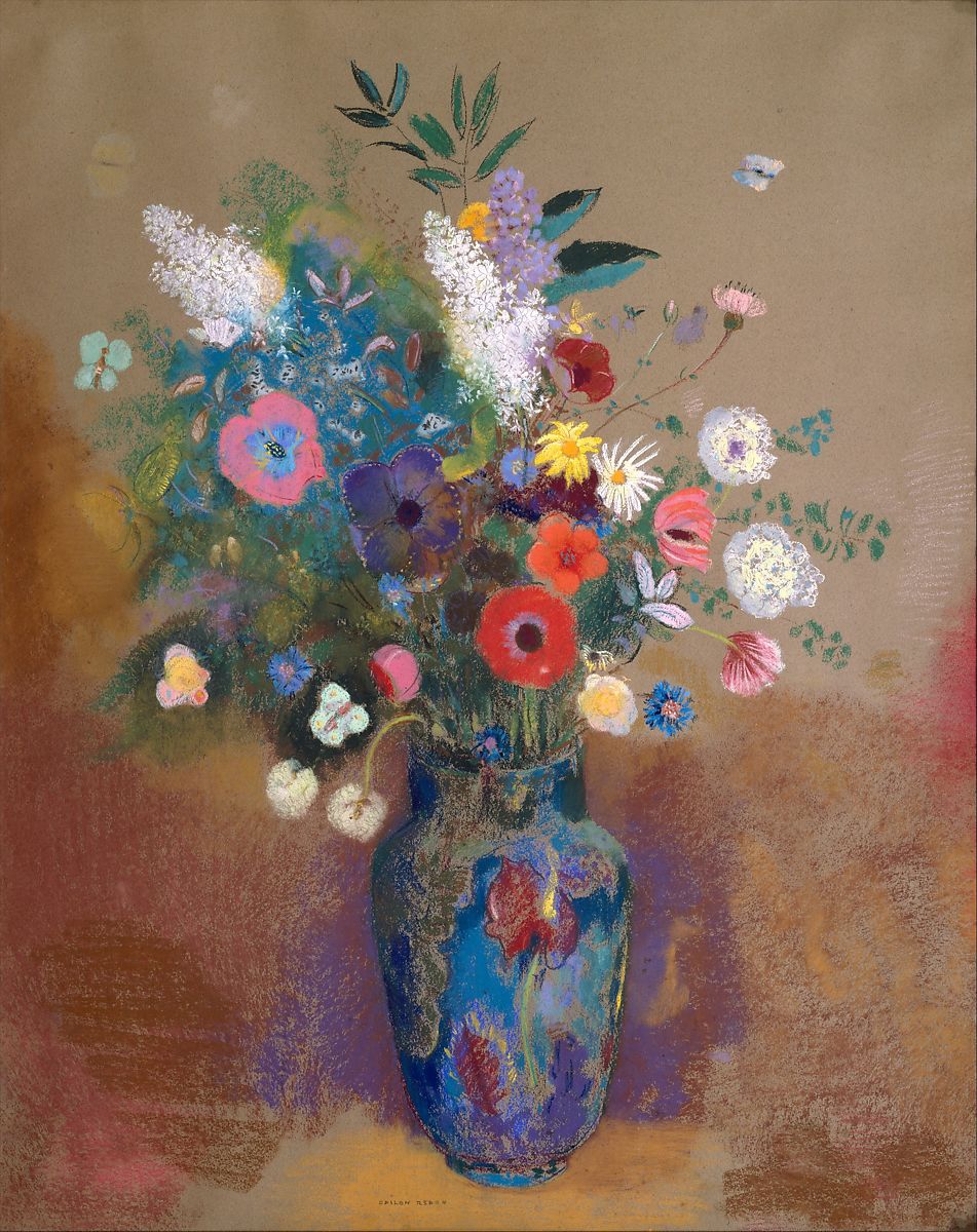 Odilon Redon, vase de fleur