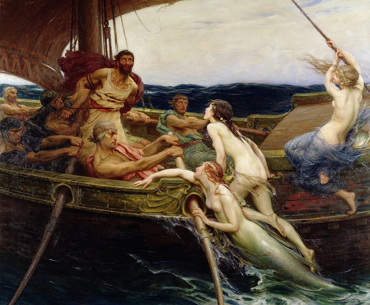 Ulysse et les Sirènes, Draper, 1909