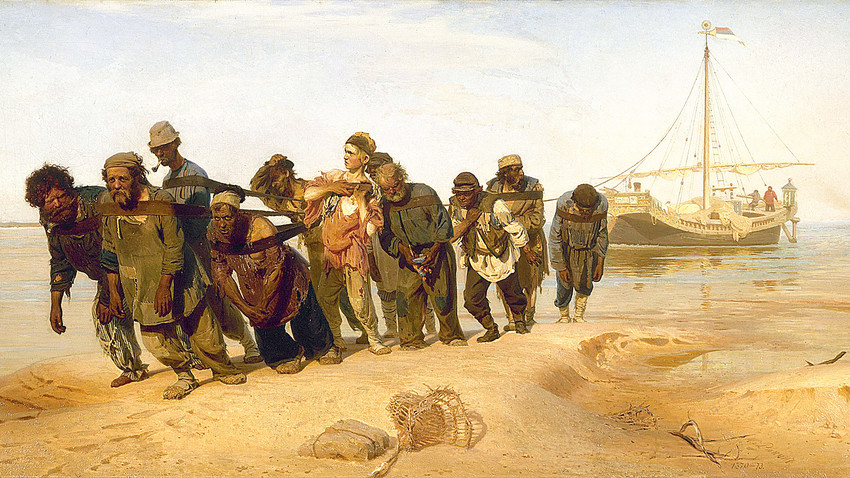 Les Haleurs de la Volga, 1873